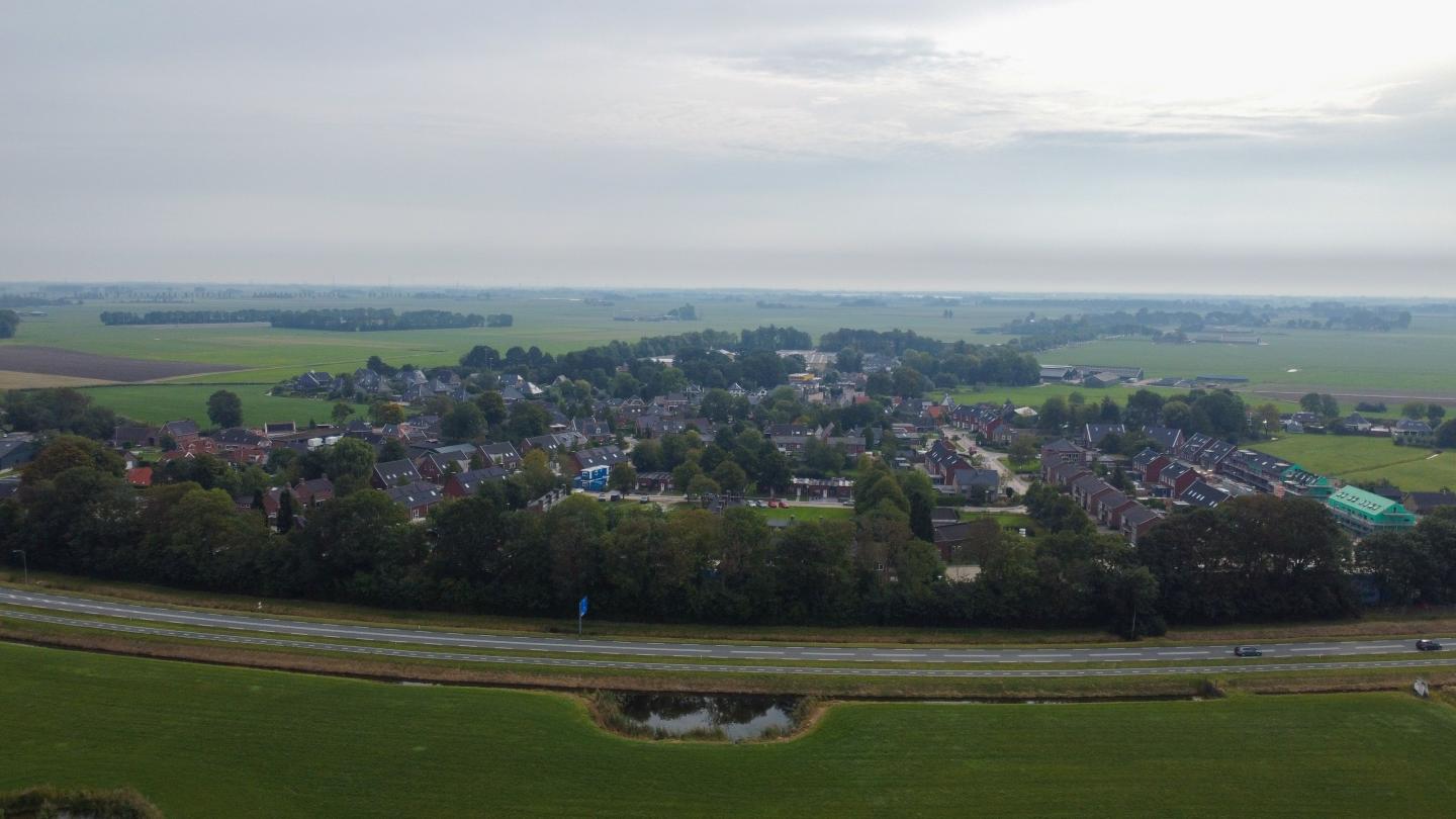 Luchtfoto van Ten Post