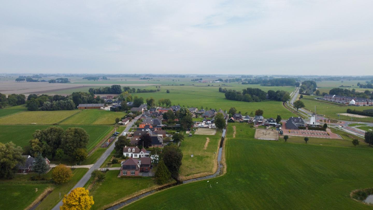 Luchtfoto van Ten Post 